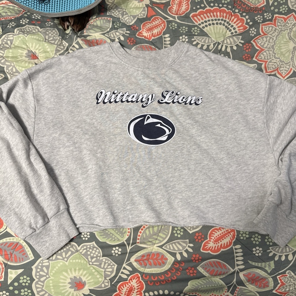 PINK Victoria's Secret Gray PSU Sweatshirt